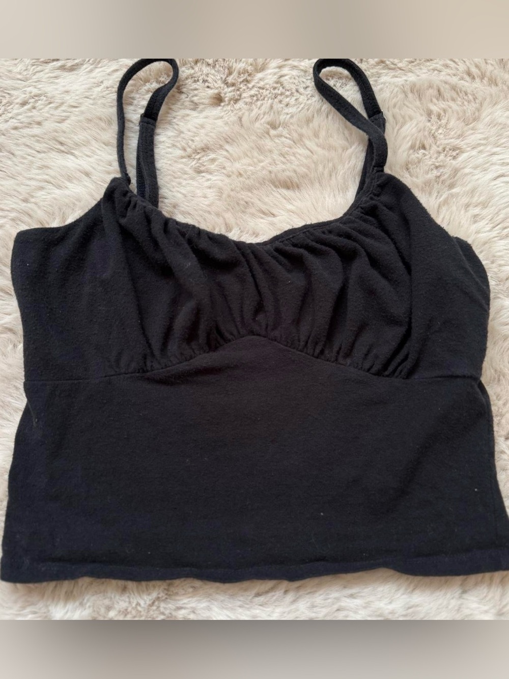 Black Hollister cropped top